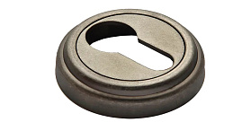 Накладка круглая на ключевой цилиндр Morelli MH-KH-CLASSIC OMS, старое античное серебро